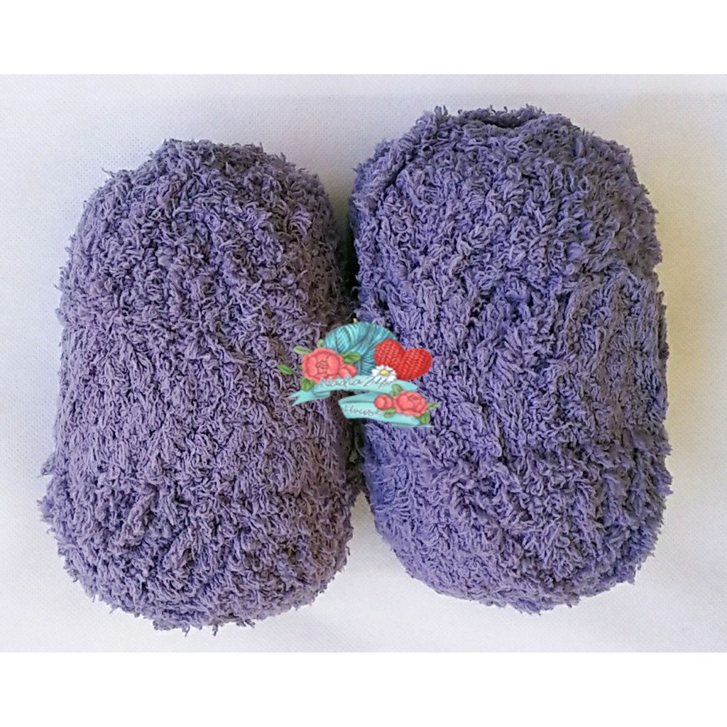 Benang Rajut Import Korea Bon Bon / Benang Rajut Super Soft Grey