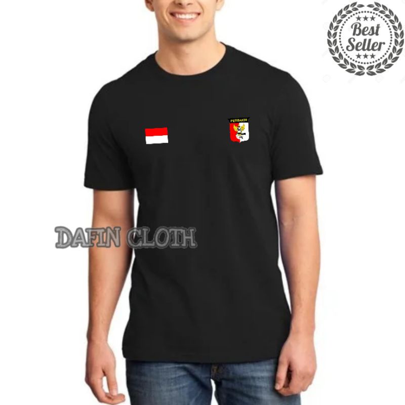 Tshirt Baju Kaos Pria Menembak Perbaikin Indonesia