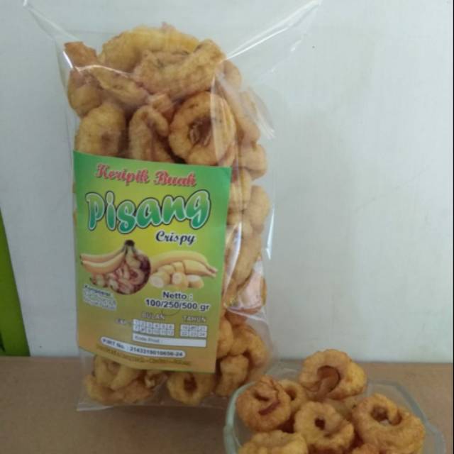 

Cemilan Kripik buah pisang