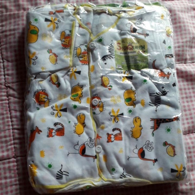 SNI 3 pcs Baju Pendek Bayi Motif Baju Bayi Perlengkapan Bayi Newborn q