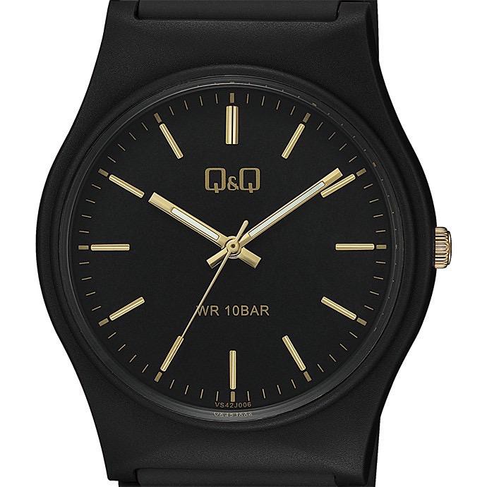 QQ QNQ Q&amp;Q Original Jam Tangan Pria Analog Straps Rubber Anti Air qq Ori VS42