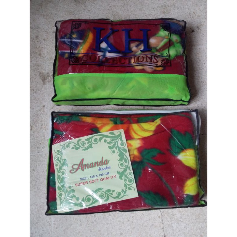 selimut bulu KH amanda 145x195 cm