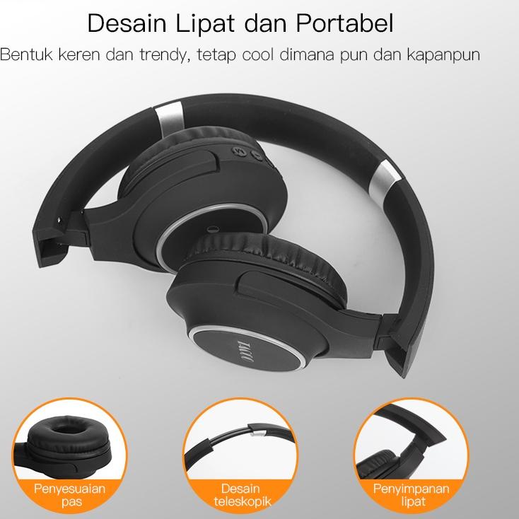 Menarik.. TACOO Headphone Bluetooth Headset Bluetooth In-Ear Deep Bass Stereo + Nirkabel Hifi Stereo