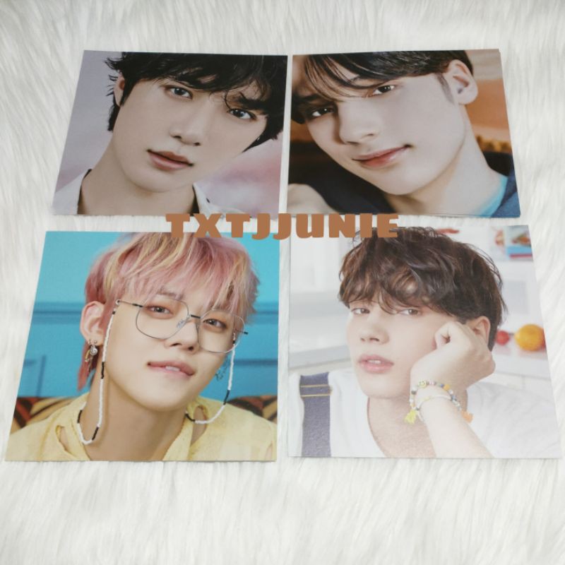 Postcard TXT MINISODE AR Beomgyu, Taehyun, Hueningkai, Postcard R Yeonjun HUENINGKAI