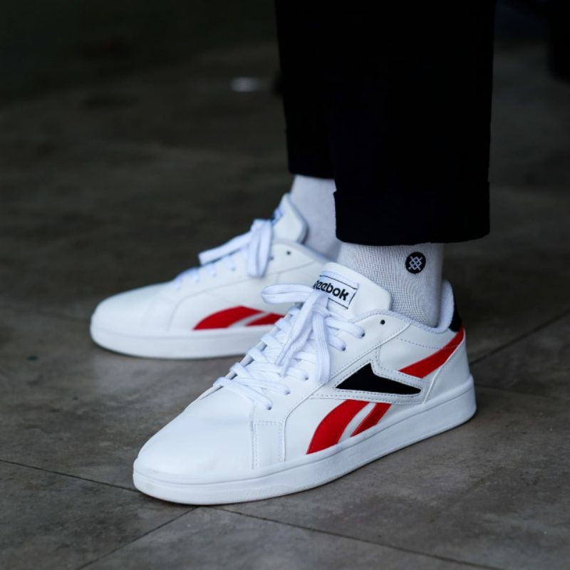 REEBOK ROYAL COMPLETE 2 WHITE RED BLACK