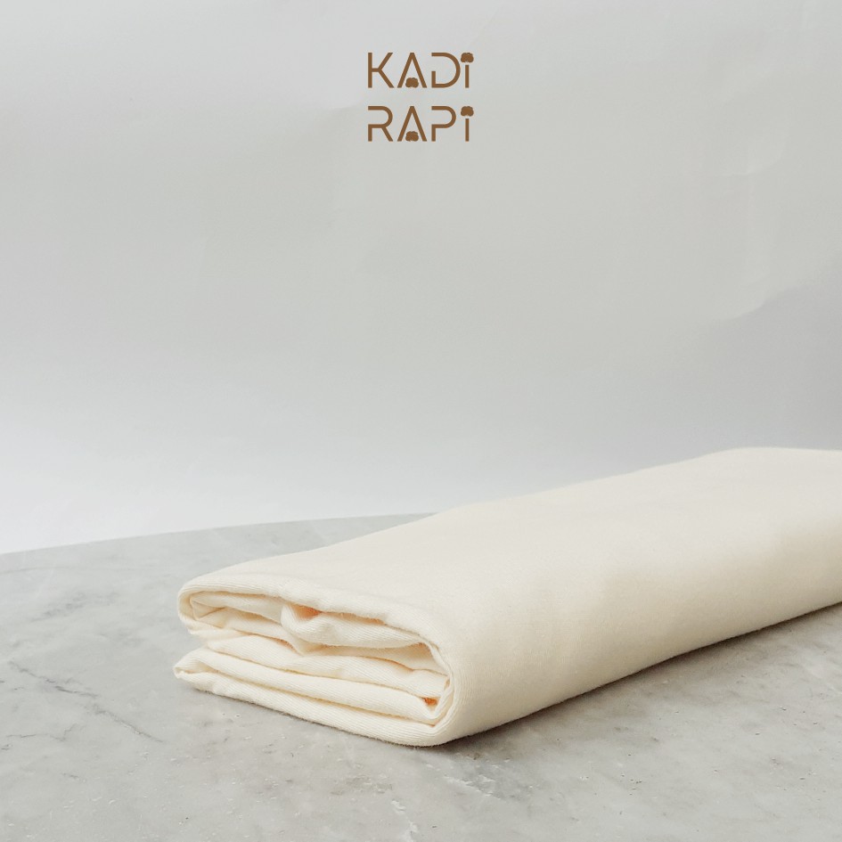 KAIN KATUN COMBED 30S CREAM REAKTIF