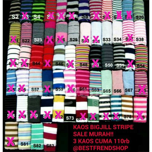 KAOS BIGJILL STRIPE  ALL SIZE