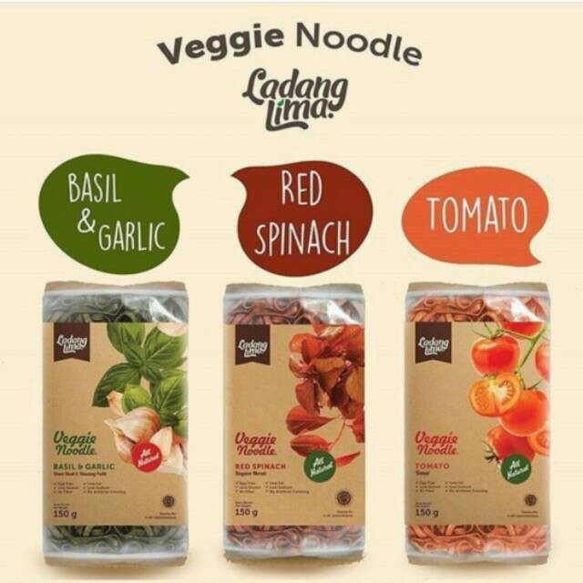 

LADANG LIMA Veggie Noodle ORIGINAL Mie Goreng Mie Sayur Sehat by Liona Baby