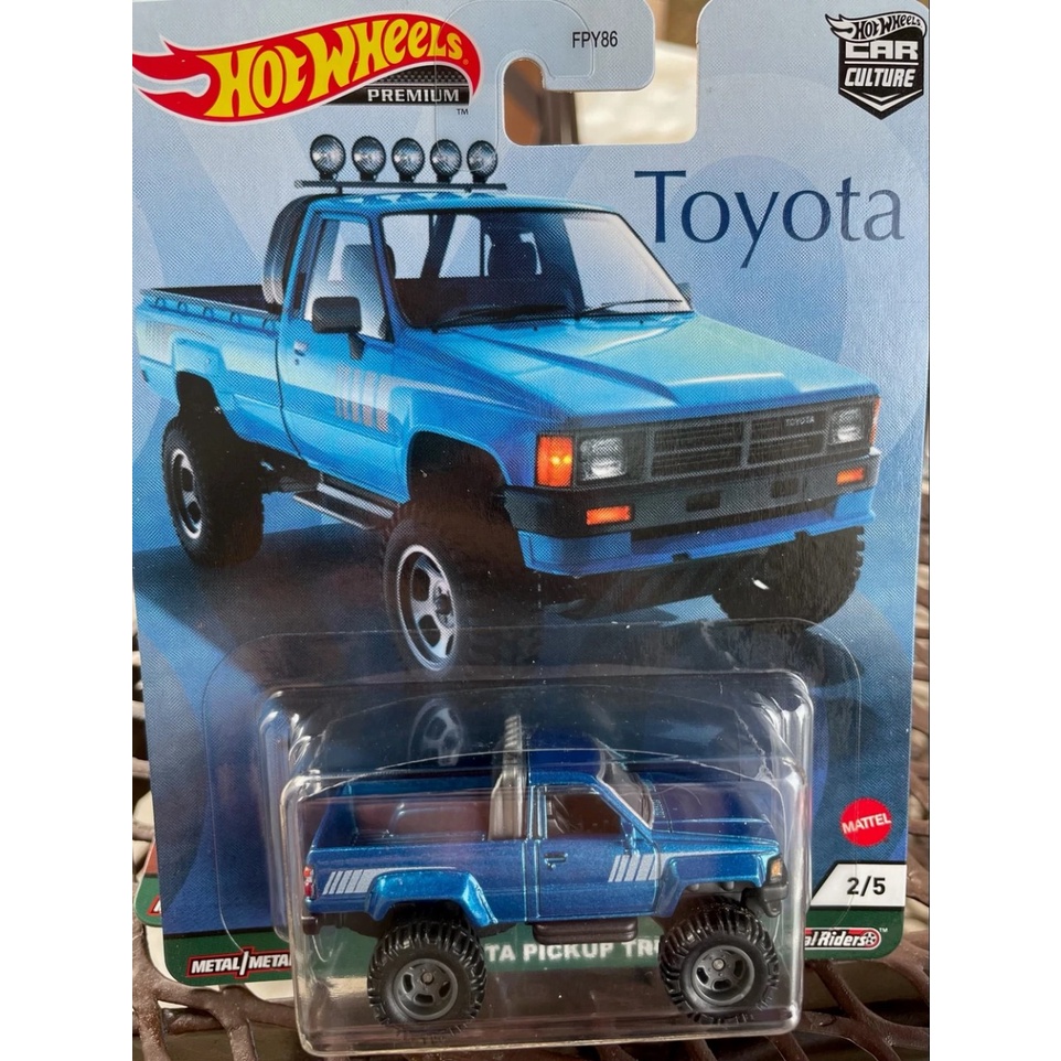 BEST SELLER | 87 TOYOTA SERIES PICKUP TRUCK Blue Biru Pick Up CAR CULTURE Diecast Hot Wheels HW Hotwheels