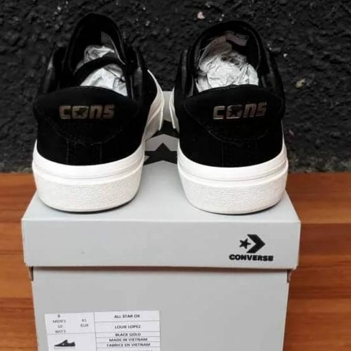 10.10 SALE[LR 030]|SEPATU PRIA CONVERSE L.LOPEZ BLACK PREMIUM BNIB/GRADE ORIGINAL MADE IN VIETNAM SE