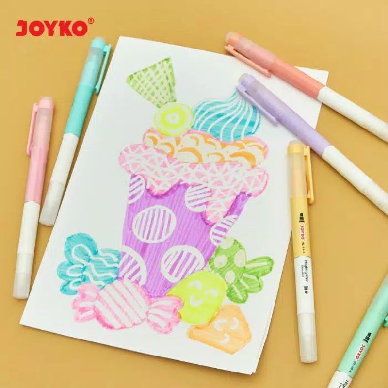 STABILO bisa HAPUS/HIGHLIGHTER ERASABLE-3