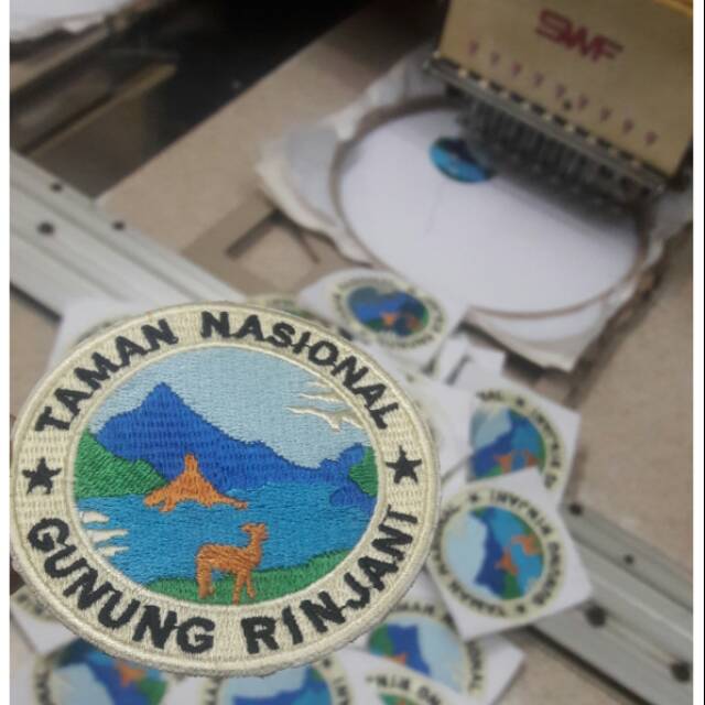 EMBLEM GUNUNG RINJANI BERKUALITAS...