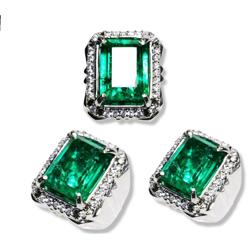 BATU ASLI CHATAM ZAMRUD COLOMBIA EMERALD BERYL CHATTAM BATU PERMATA BATU CINCIN PRIA BATU AKIK