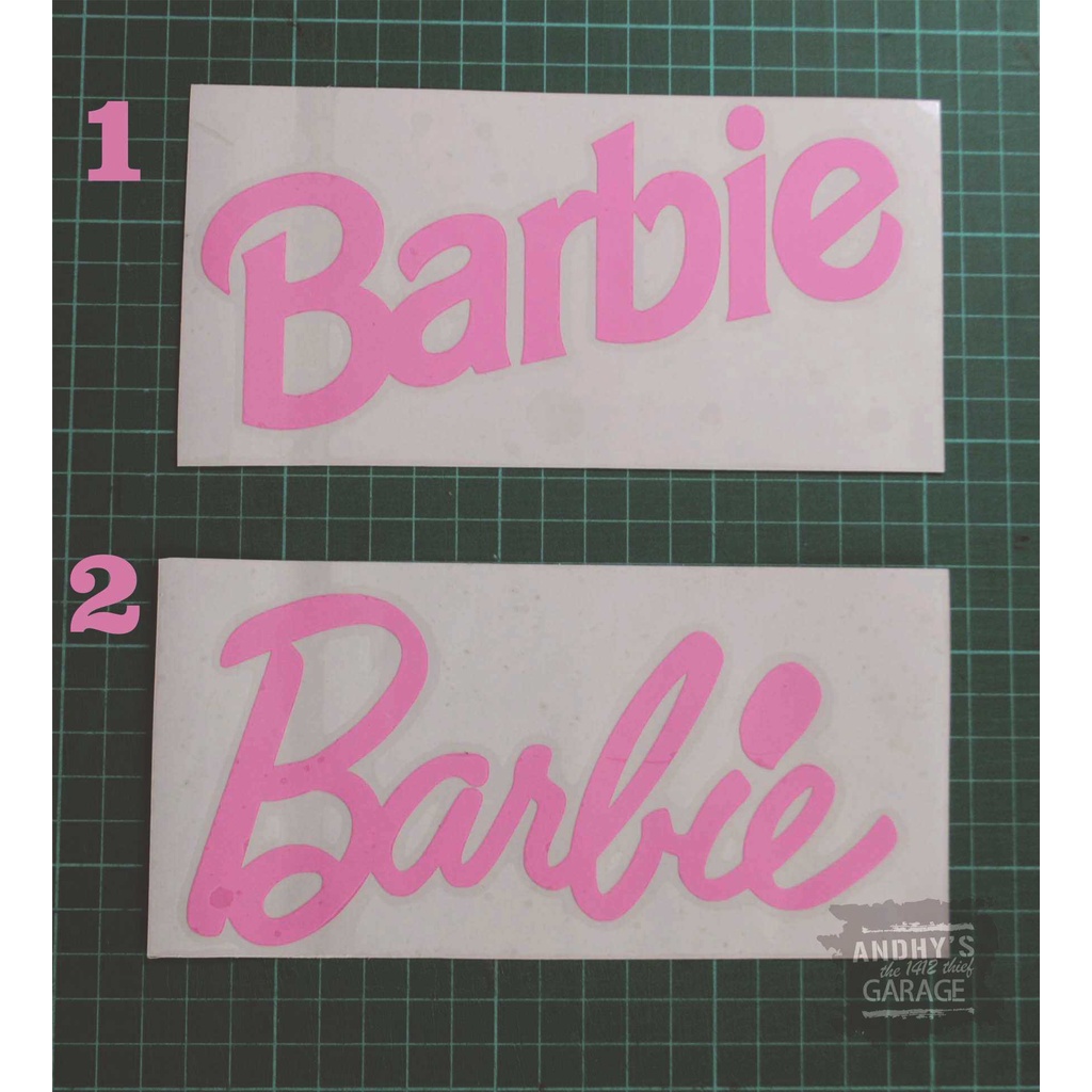 

Cutting Sticker - Stiker Barbie 12x6cm