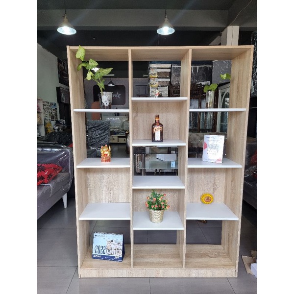 TOPPAN Rak Buku Serbaguna Palermo - Rak Partisi Sekat Ruangan Multifungsi - Lemari Sekat - skat ruan