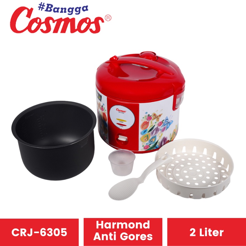 Magic Com Cosmos CRJ-6305 Kapasitas 2 Liter | Rice Cooker Megiccom Mejikom Mejicom Magicom