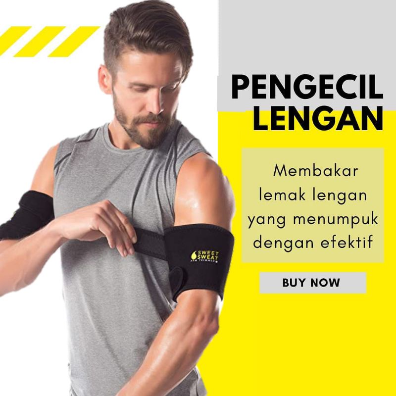 SWEET SWEAT ARM Korset Pelangsing Pengecil Lengan Pria Wanita Korset Neotex Pembakar Lemak Lengan