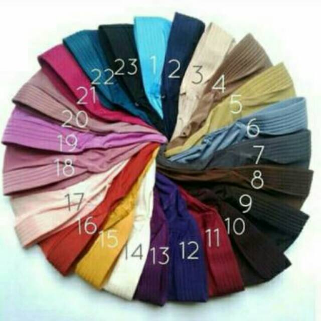 JILBAB INSTAN / JILBAB SERUT JOKOWI POLOS TERMURAH