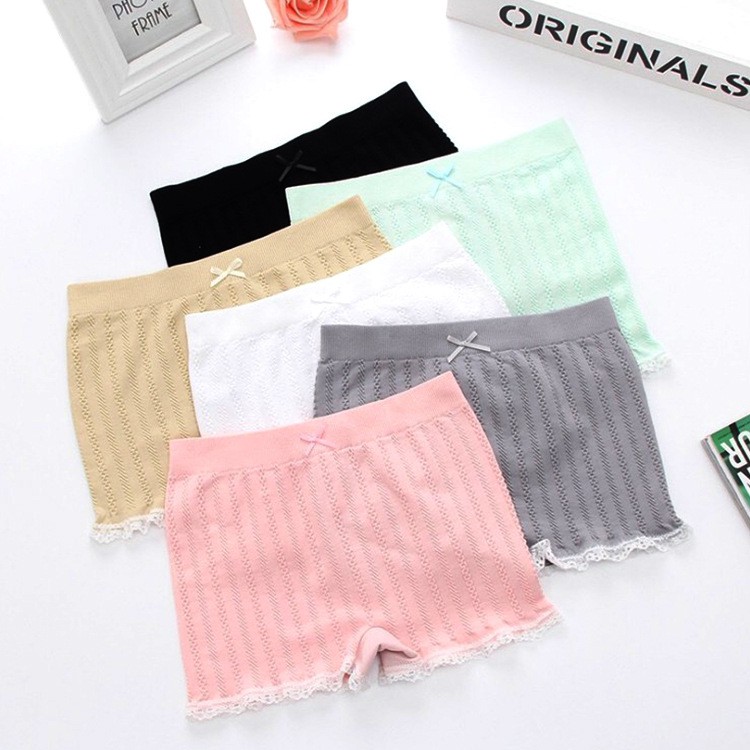 ❀ Chingu ❀ PW012 COD Short Pants Wanita Motif Garis Bunga Celana Dalam Wanita CD Import Surabaya