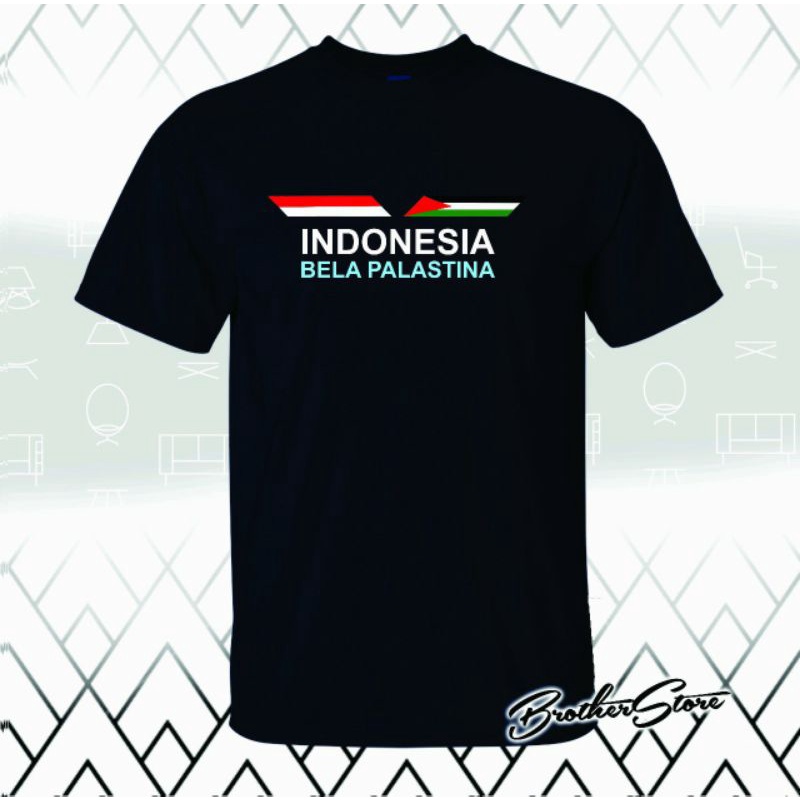 baju kaos distro Indonesia Bela Palestine palestina
