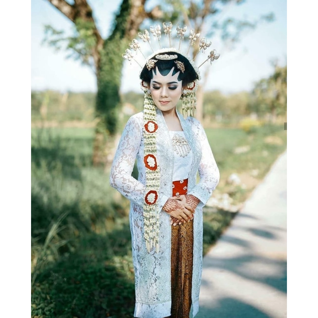 Baju Atasan Kebaya Pesta Bahan Brokat