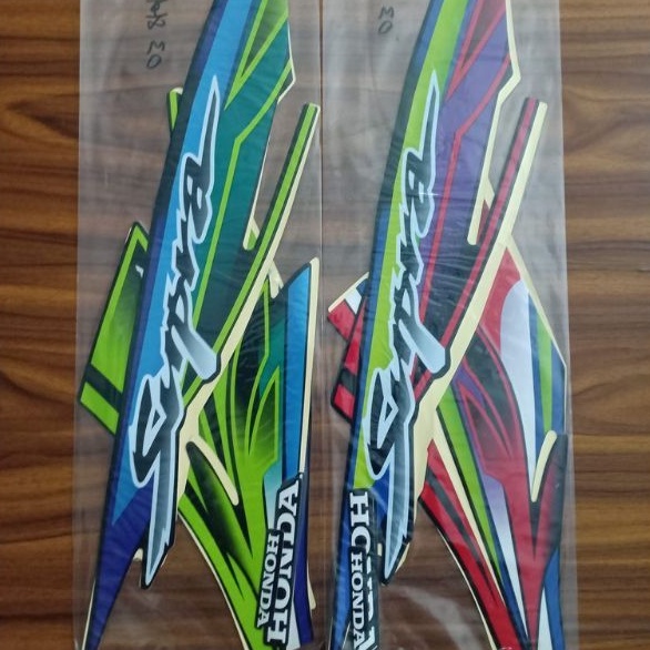 STRIPING LIST STIKER SUPRA TAHUN 2003 STIKER SUPRA X 2003 LAMA