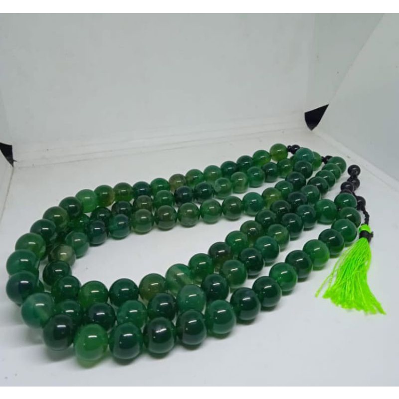 tasbih batu giok asli