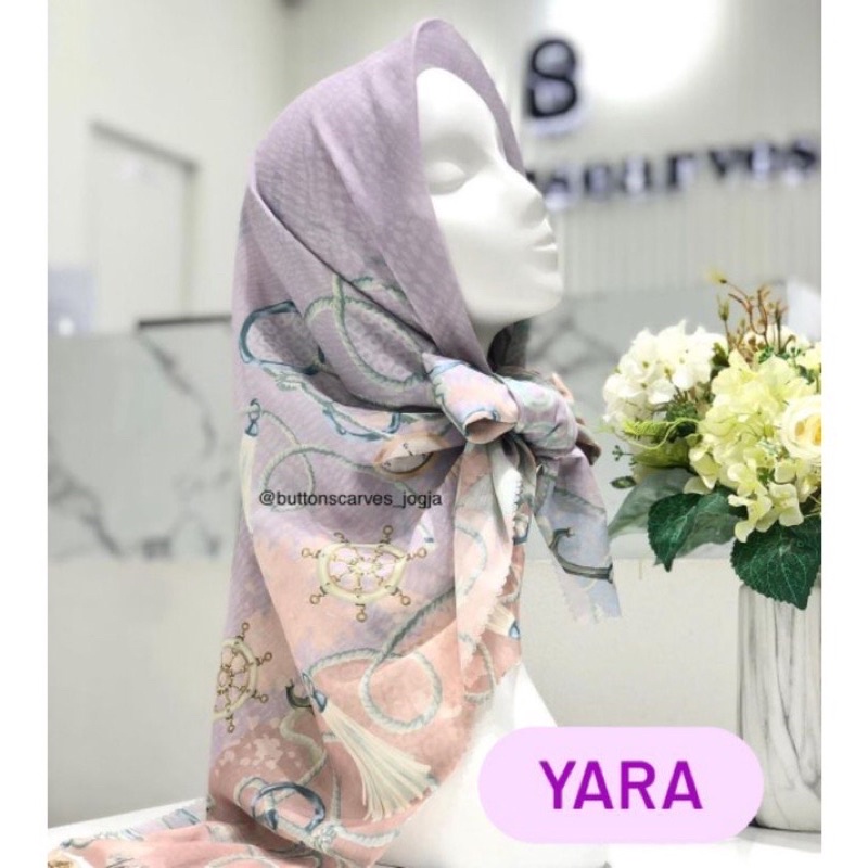 Nautical series buttonscarves - Yara