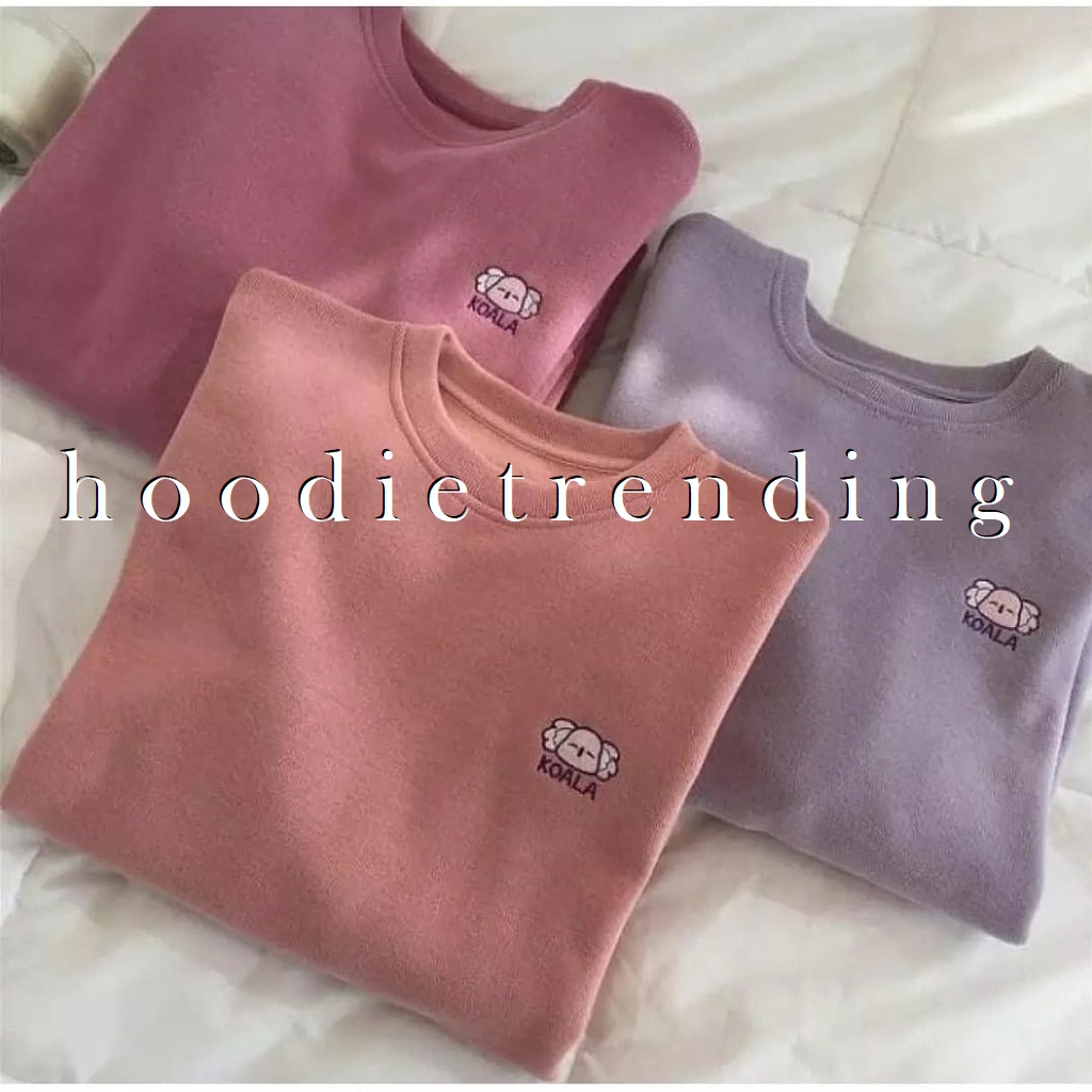 HODISO - Koala Head Crewneck Sweater