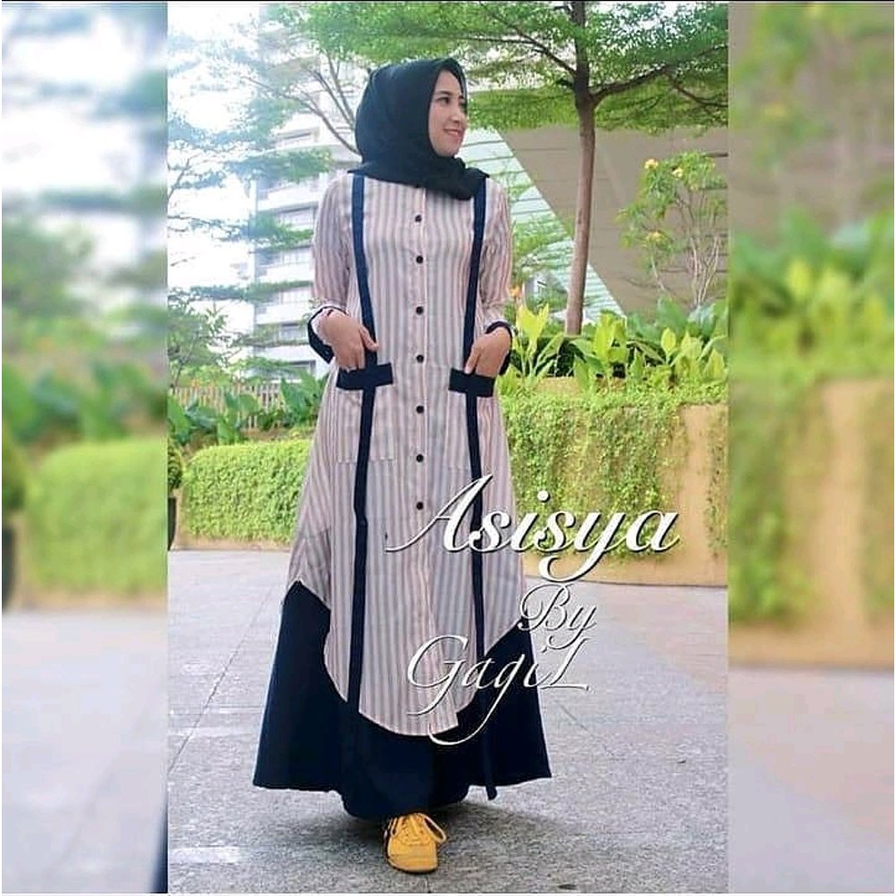 Promo - Baju Muslim Wanita Adara Long Tunik