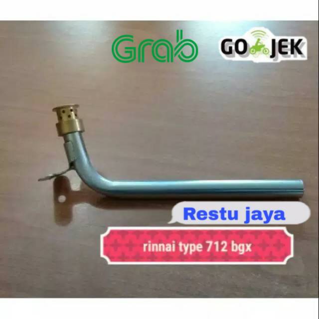 PIPA /CORONG KOMPOR GAS RINNAI API LILIN SATU SET