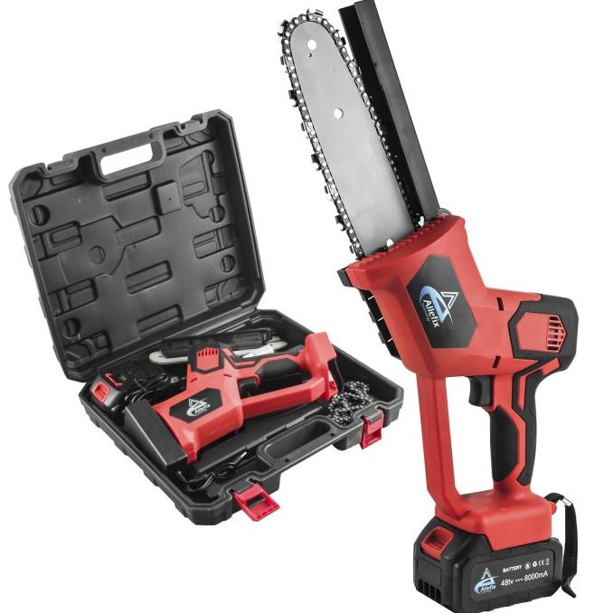 Chainsaw Gergaji Rantai Elektrik Mini Cordless 48 Volt Lengkap UL-1030