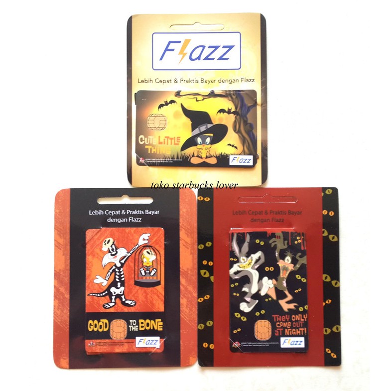 Kartu Flazz Bca Saldo 0 Looney Tunes Halloween "Set 3 Kartu"