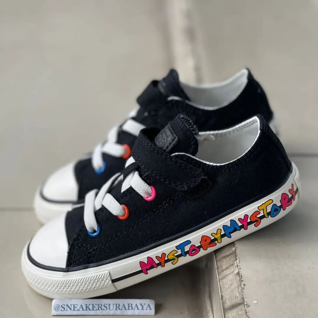 Converse Chuck Taylor All Star Kids Ox My Story Black