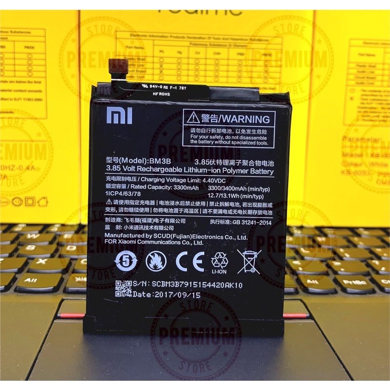 Baterai Xiaomi Mi Mix 2 / Mi Mix 2S BM3B Batre Battery