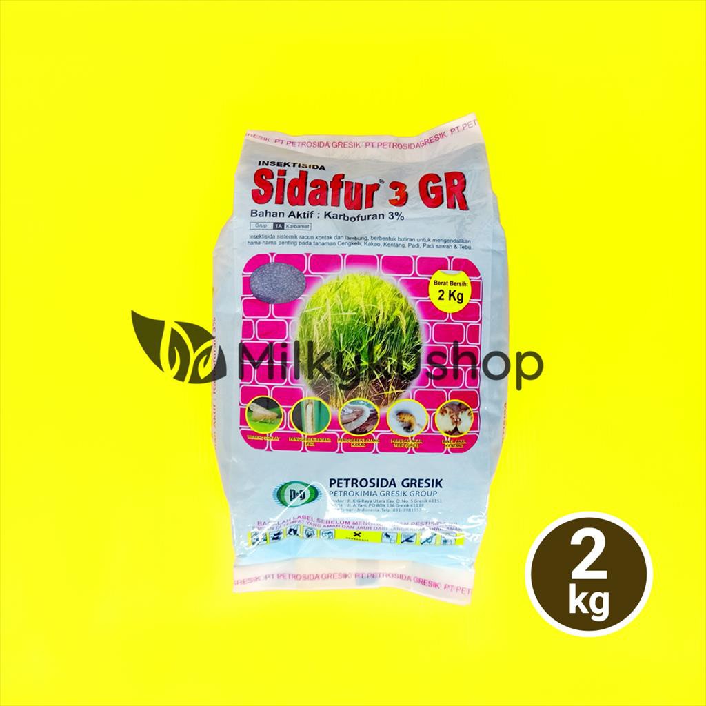 SIDAFUR 3 GR BERAT 2 KG INSEKTISIDA