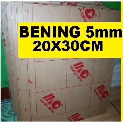 

Acrylic - Akrilik - Bening merk MARGA CIPTA tebal 5mm ukuran 20x30cm