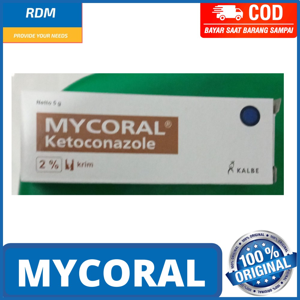 MYCORAL  5 GRAM SALEP KRIM JAMUR PANU KURAP KADAS KUTU AIR