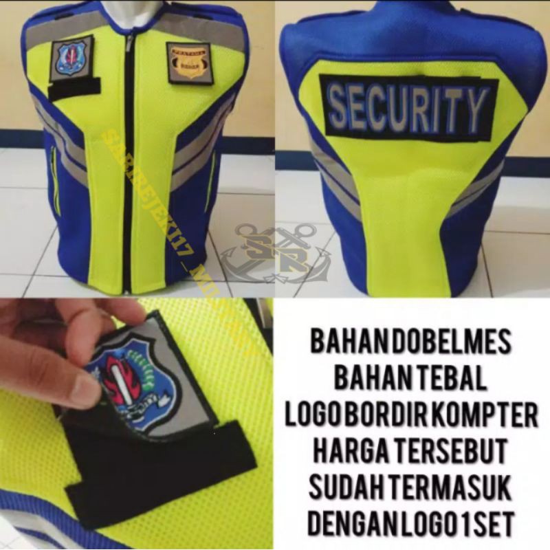 Rompi Security tebal rompi Security original berkualitas