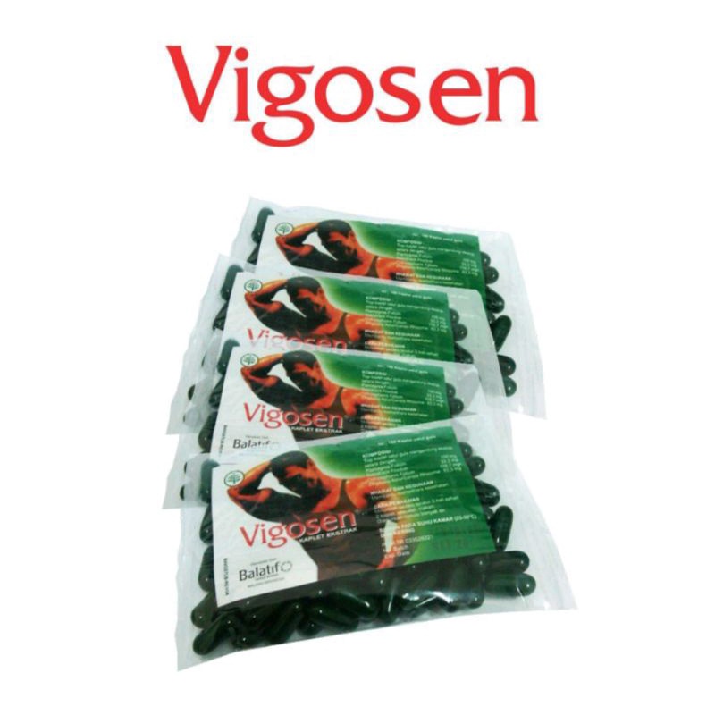 Balatif Vigosen Hijau @1sak - 100 tab