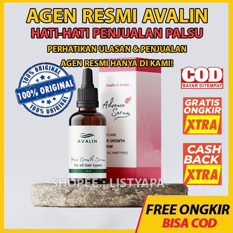 AVALIN BOOSTER HAIR GROWTH OIL SERUM PENYUBUR RAMBUT OBAT PENUMBUH RAMBUT FREE GIFT BPOM ORIGINAL