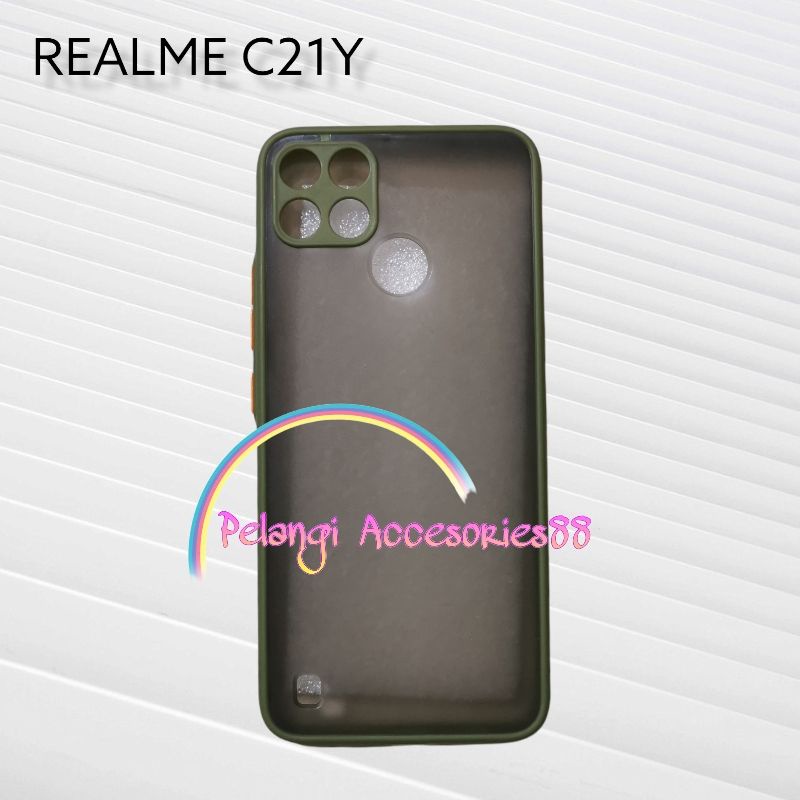 CASE REALME C21Y / C25Y  SOFTCASE CASE DOVE CASE FULL COLOUR