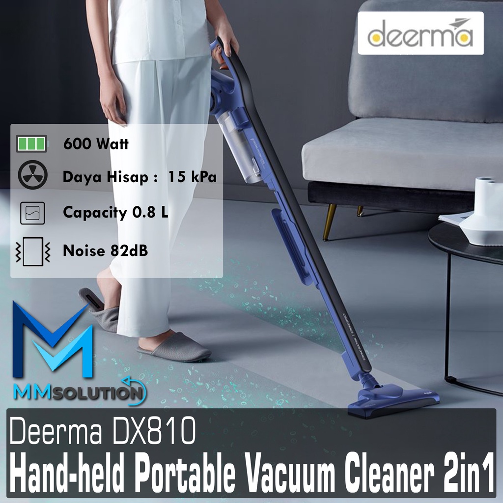 Deerma DX700 DX700S DX810 Hand-held Portable Vacuum Cleaner 2in1 Penyedot Debu