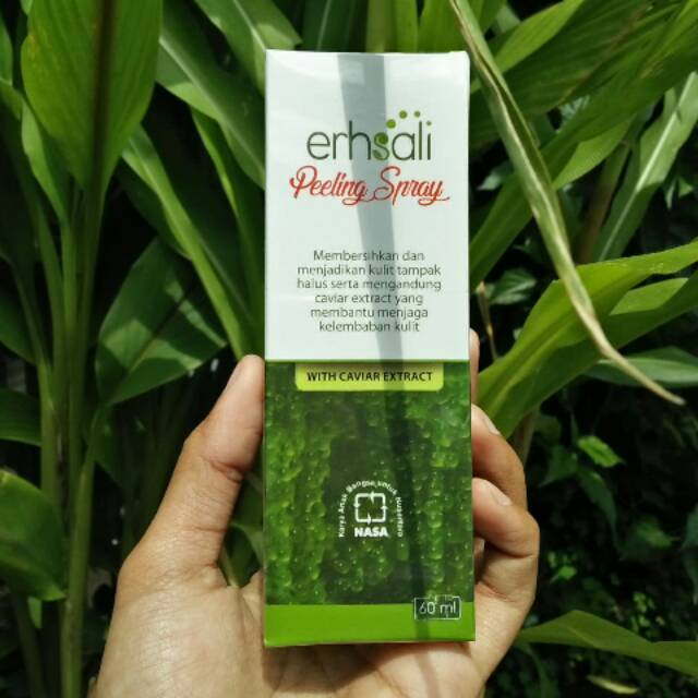 Peeling wajah erhsali peeling spray