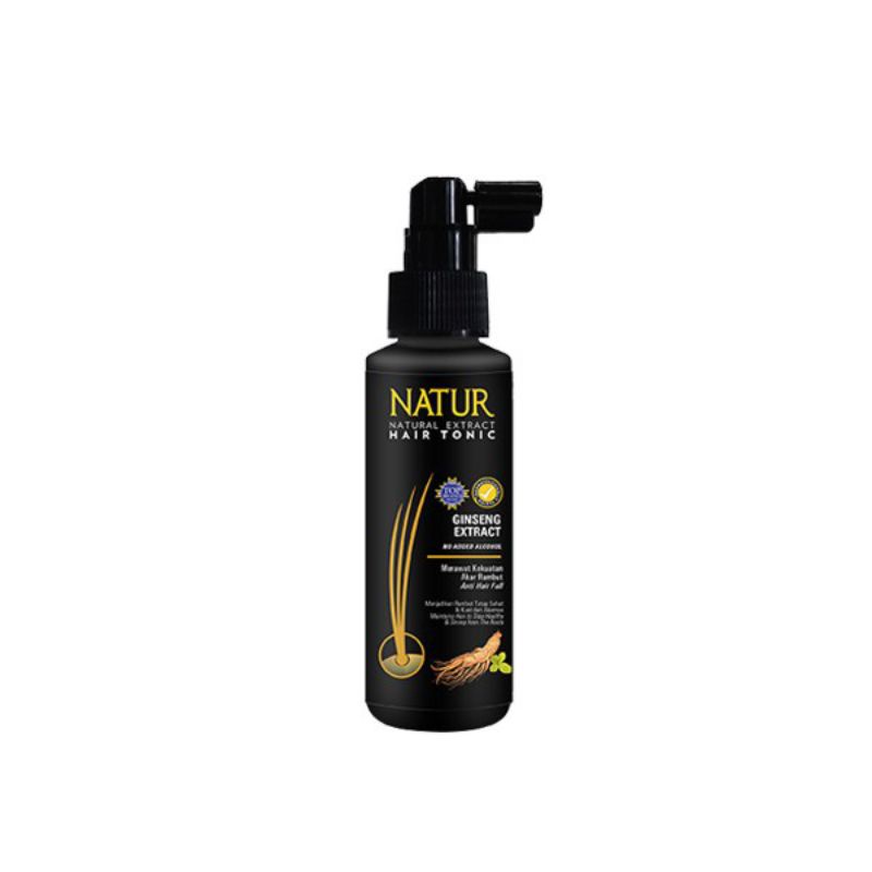 NATUR HAIR TONIC 90ML ORIGINAL ~ ASLI 100%