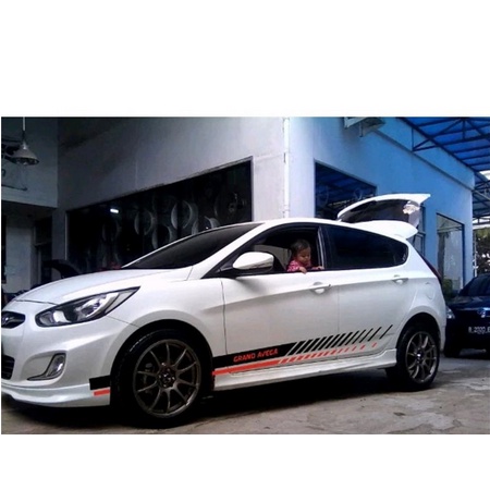 sticker cutting list bawah pintu mobil HONDA BRIO JAZZ AYLA YARIS TERBARU