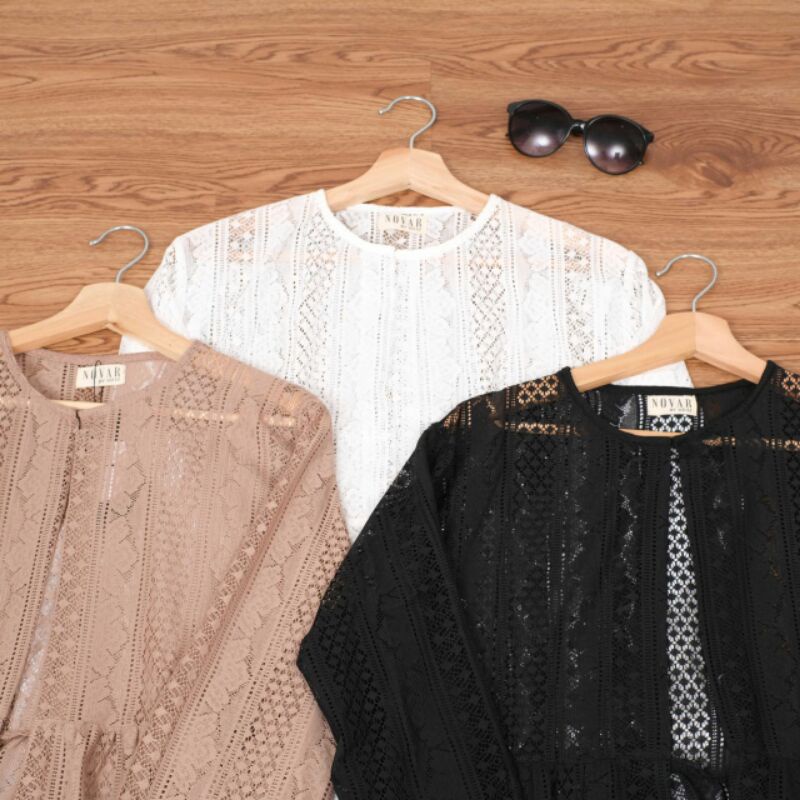Lace Outer Long Outer Brukat (ukuran standar)