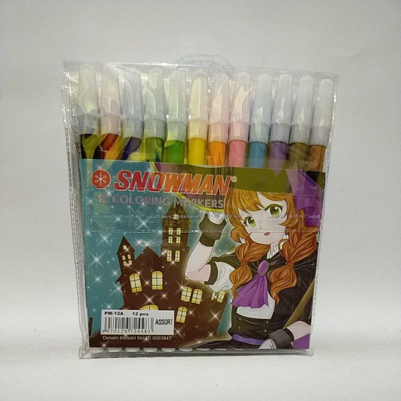 

Spidol Snowman 12 Warna Spidol Tulis Gambar Lukis