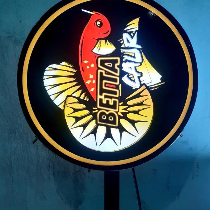 Neon box bulat 40cm Lc