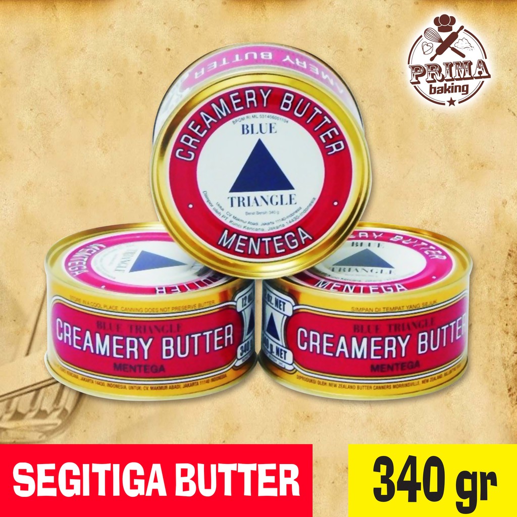 

Mentega Segitiga 340gr |Creamery Butter |Blue Triangle